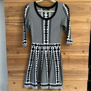 Nina Leonard knit sweater dress, size medium